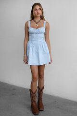 DARCY Stretch Poplin Mini Dress