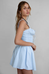 DARCY Stretch Poplin Mini Dress