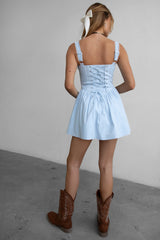 DARCY Stretch Poplin Mini Dress