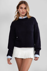 KELLY Ribbed Knit Sweater